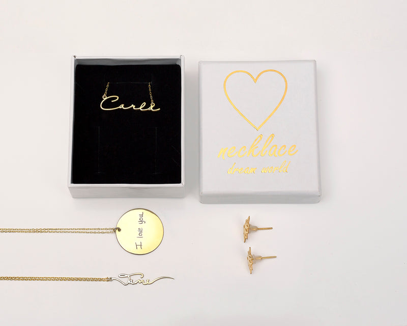Personalized Name Earrings Silver, Custom Stud Handmade Name Earrings Gold • Dainty Earrings Gift For Her
