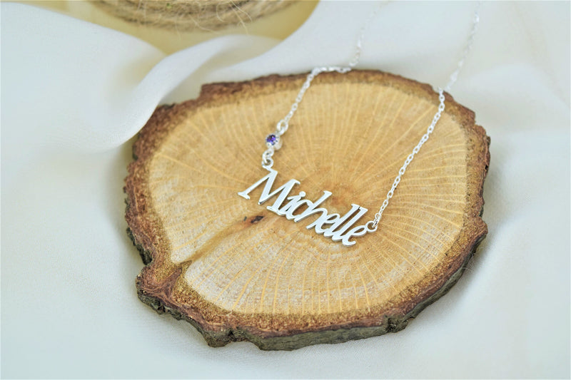 Modern Personalized Name Jewelry, Custom Baby Necklace Silver • Handmade Gifts for Christmas, Anniversary, Birthday by NecklaceDreamWorld