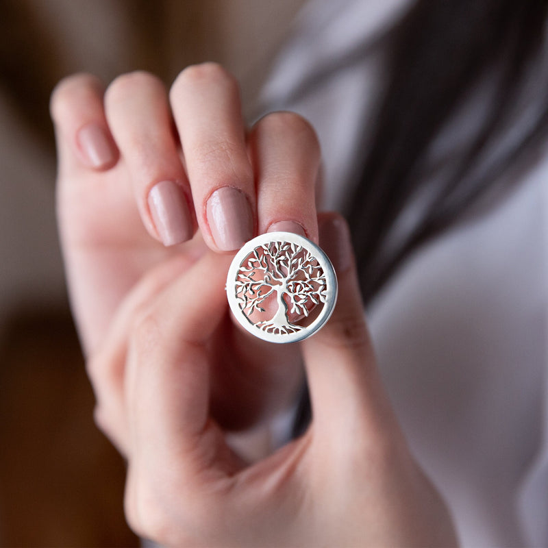 Personalized Tree Of Life Brooches • Custom Family Tree Pins • Personalized Jewelry • Custom Handmade Yoga Pin by NecklaceDreamWorld